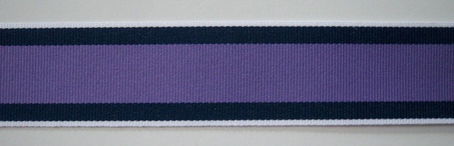 Navy/Orchid 1 1/2" Grosgrain Ribbon