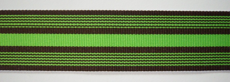 Apple/Brown 1 1/2" Grosgrain Ribbon