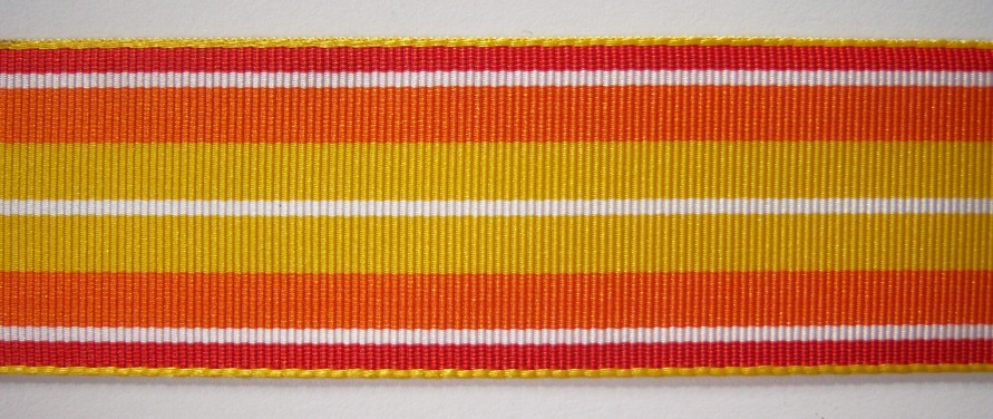 Burnt Orange/Gold 1 1/2" Grosgrain Ribbon