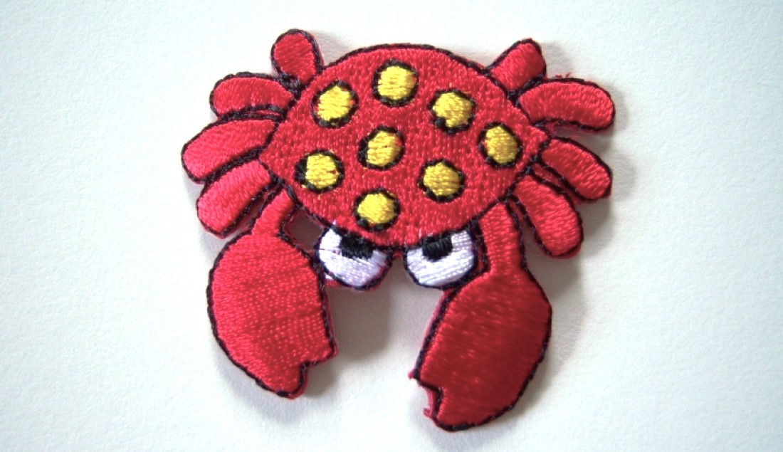 Red Crab Applique