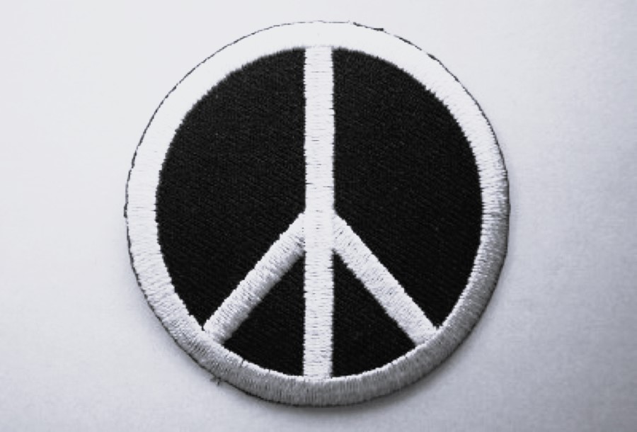Black/White Peace Sign