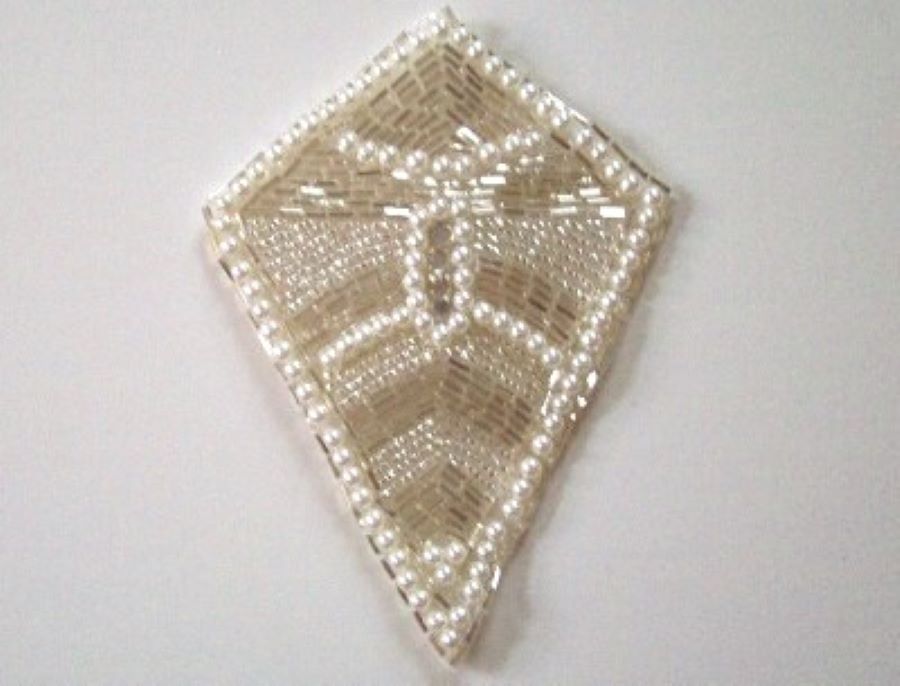 Champagne Pearl/Beaded Applique