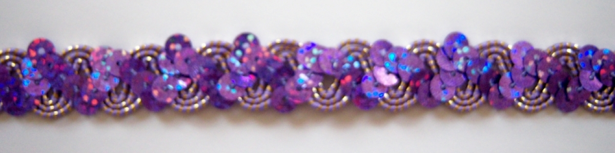 Purple Prism 5/8" Sequin Sparkle