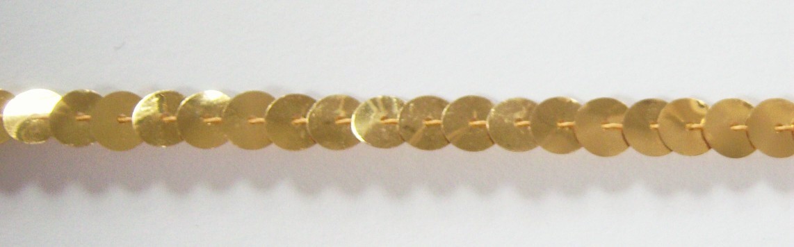 Gold Metallic 5/16" Sequin Strand