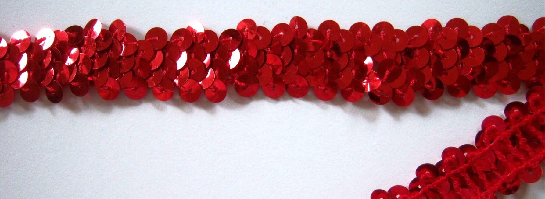 Red 3/4" Stretch Sequins