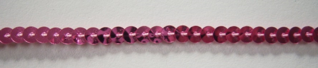 Rose Pink 4mm-1/8" Sequin Strand