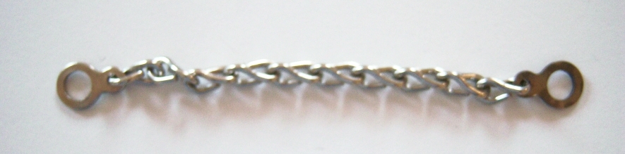 Nickel 3 3/4" Metal Connector Chain