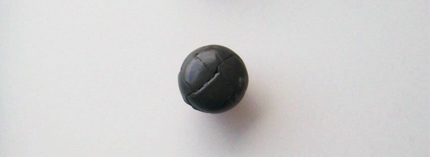 Dk Grey Leather 3/4" Shank Button