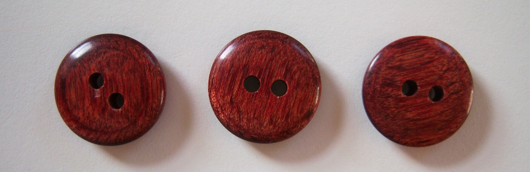 Redwood 3/4" 2 Hole Button