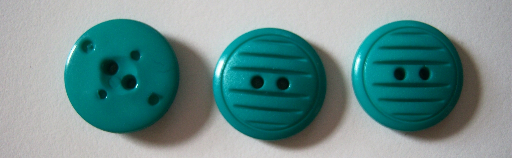 Turquoise 13/16" Poly 2 Hole Button
