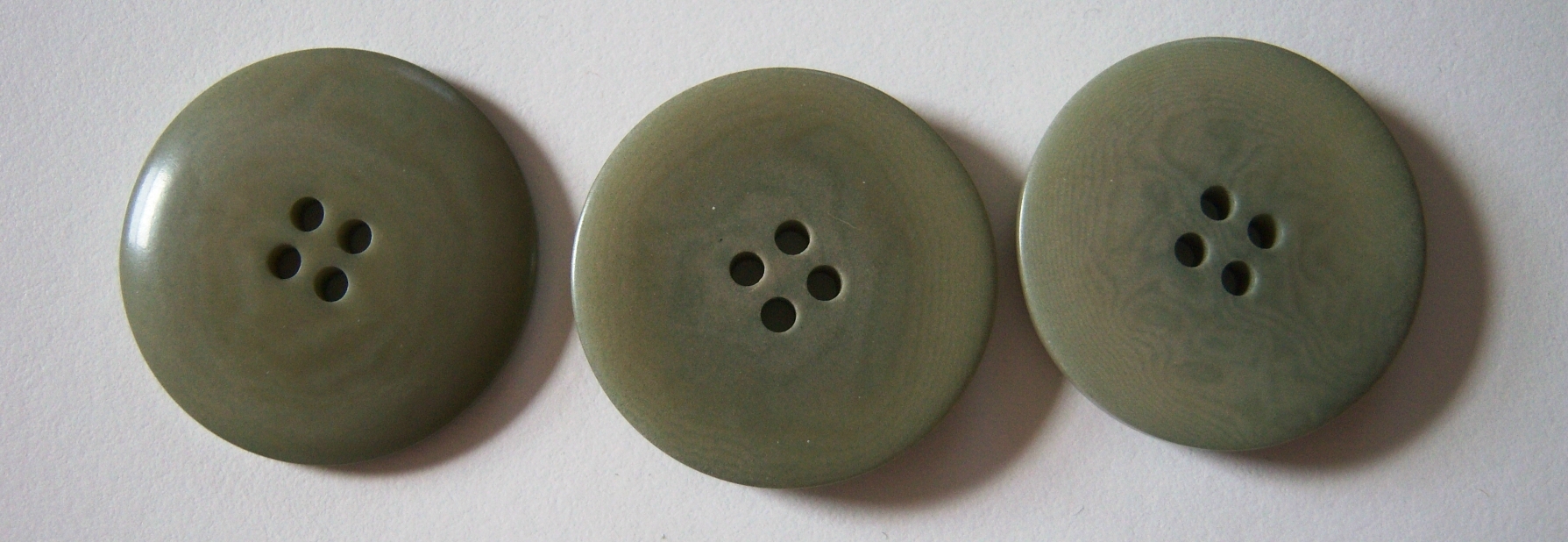 Sage Marbled 1 1/8" Poly 4 Hole Button
