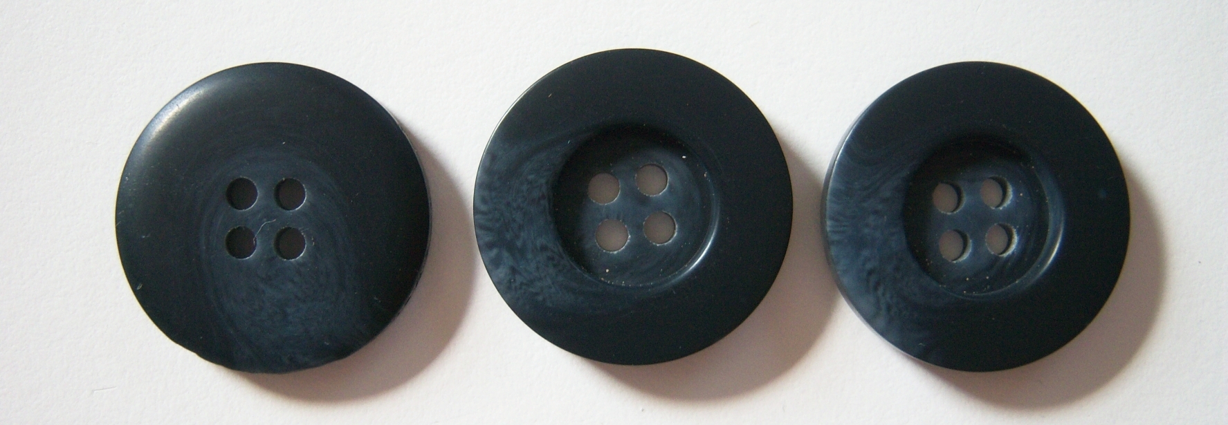 Dk Navy Marbled 7/8" 4 Hole Button