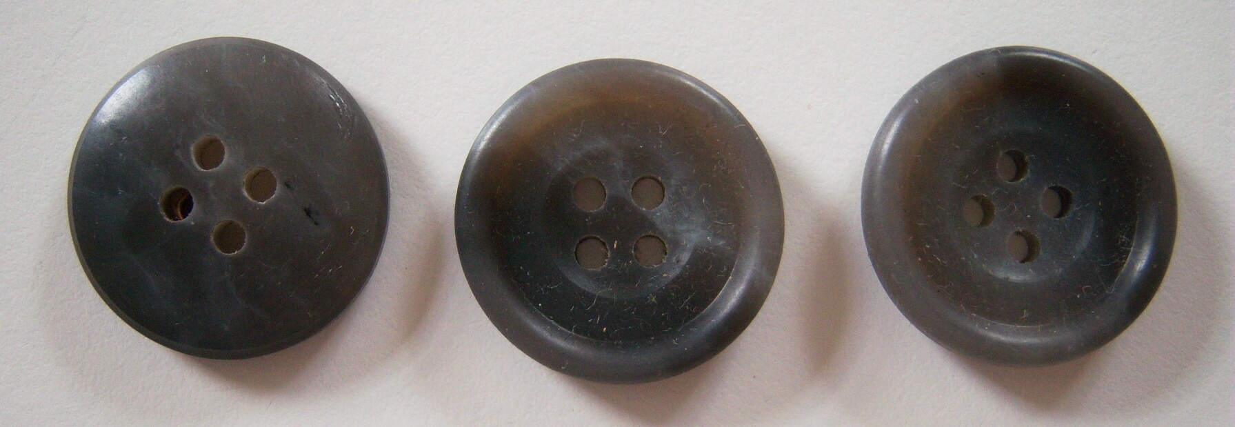 Grey/Charcoal 1" 4 Hole Button