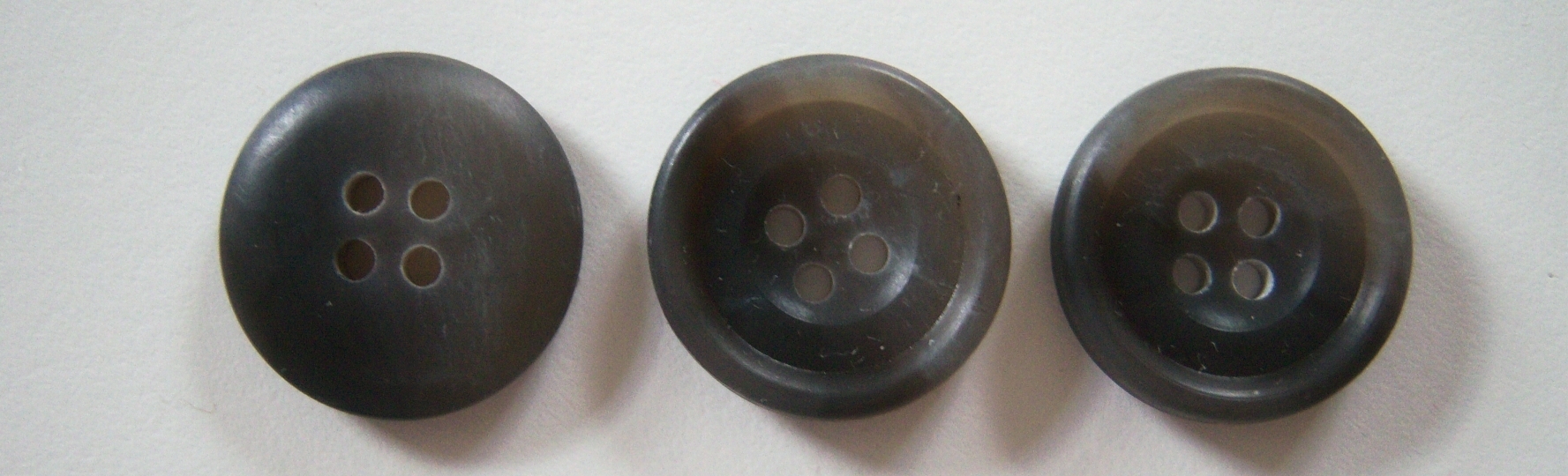 Grey/Charcoal 3/4" 4 Hole Button