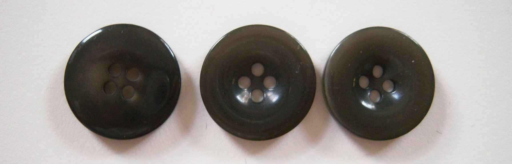Grey/Charcoal 3/4" 4 Hole Button