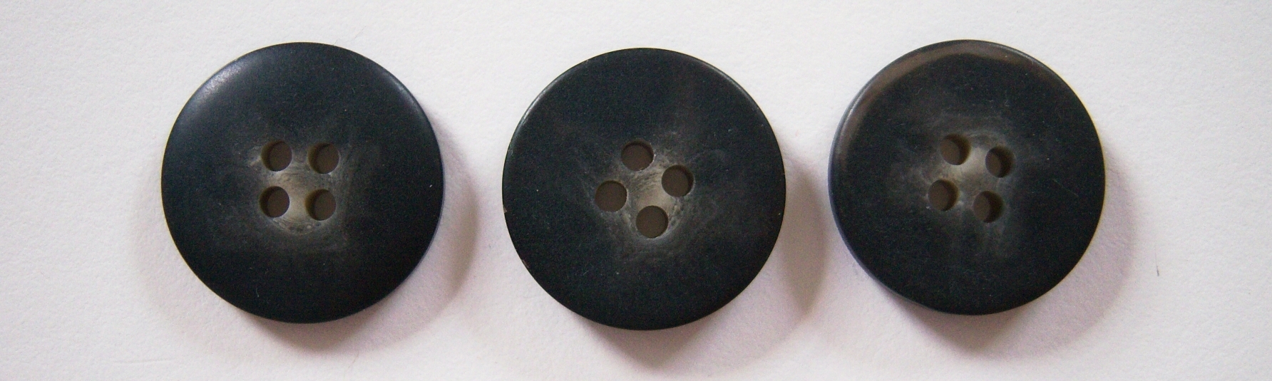 Charcoal Marbled 13/16" 4 Hole Poly Button