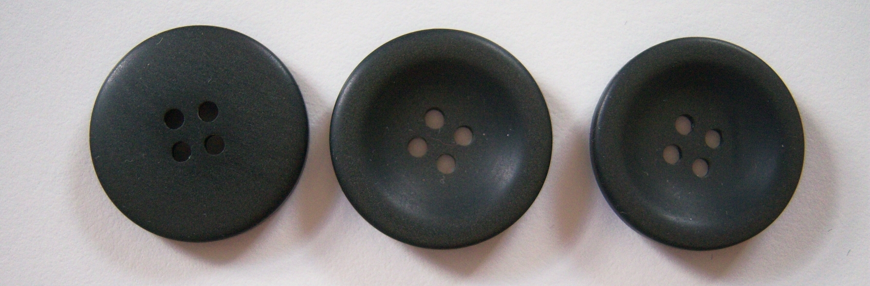 Charcoal Pearlized 1" 4 Hole Poly Button