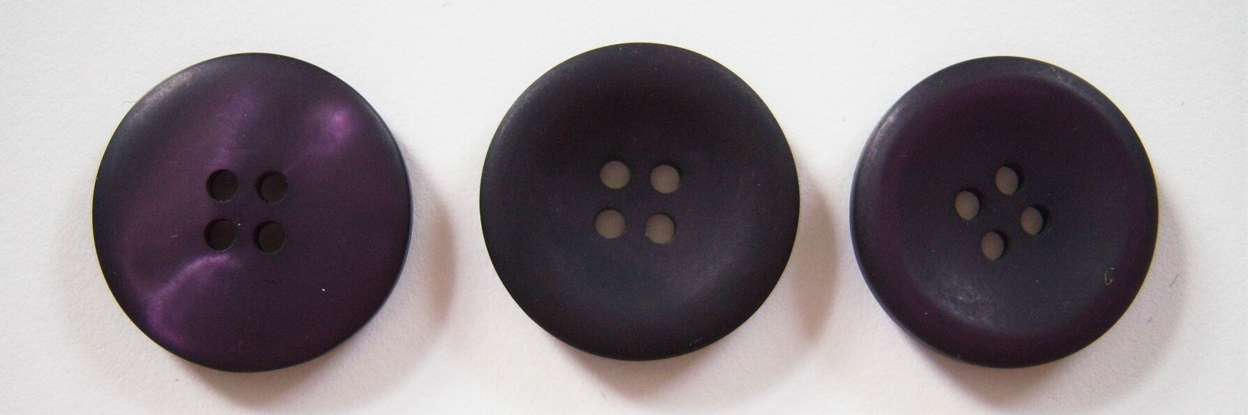 Eggplant Pearlized 1" 4 Hole Button