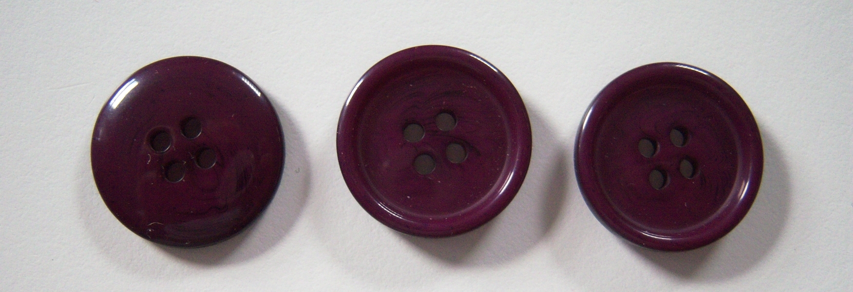Byzantium Marbled 3/4" 4 Hole Poly Button