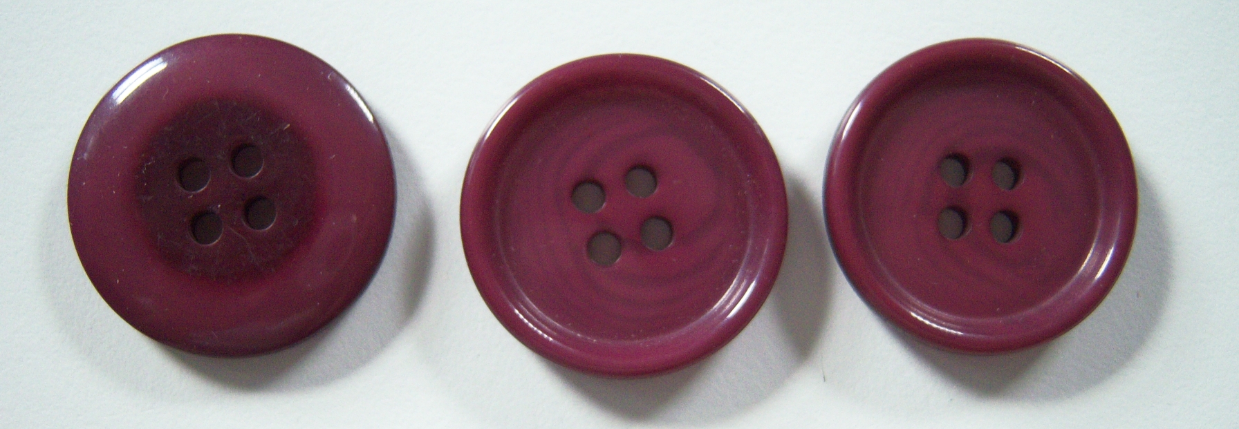 Shiny Mulberry 1" 4 Hole Button