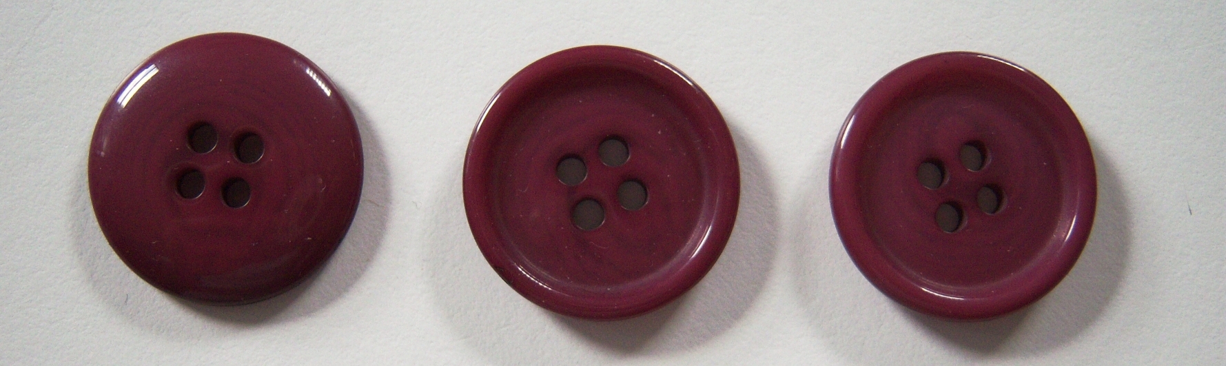 Shiny Mulberry 3/4" 4 Hole Button