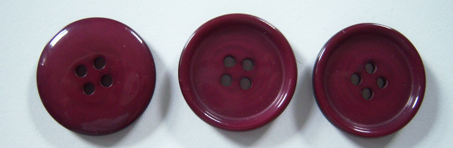 Bordeaux Marbled 1" 4 Hole Button