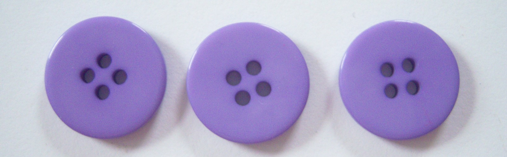Medium Purple 3/4" Poly 4 Hole Button