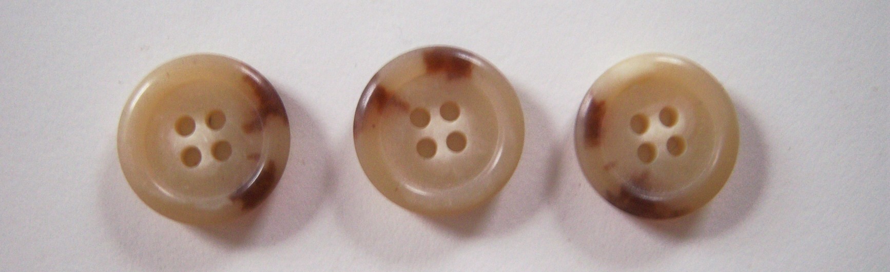 Tan/Brown Marbled 5/8" Button