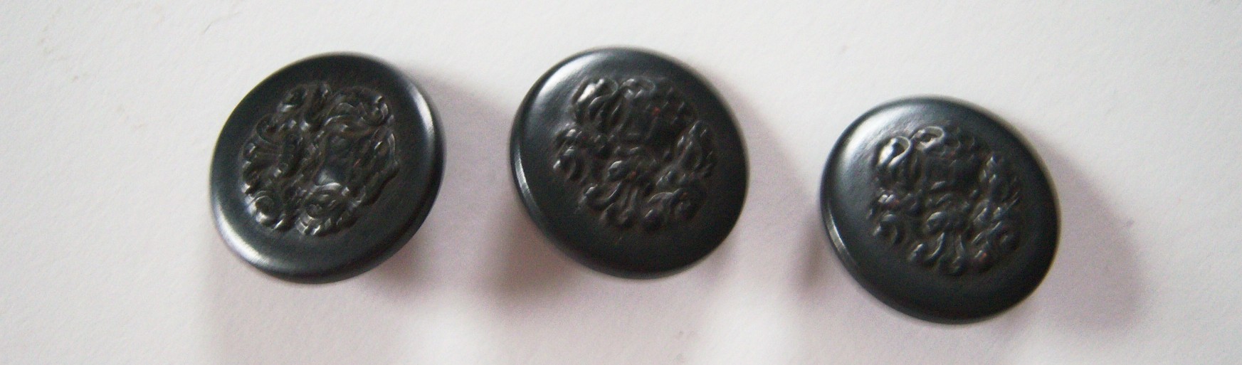 Gunmetal Poly 11/16" Shank Button
