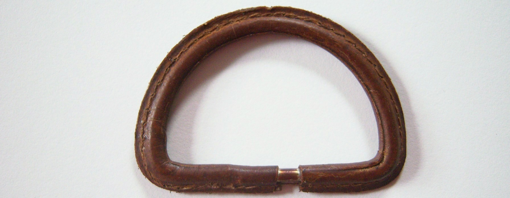 Brown 1" Bar Leather 1 3/4""x2 1/2" Buckle