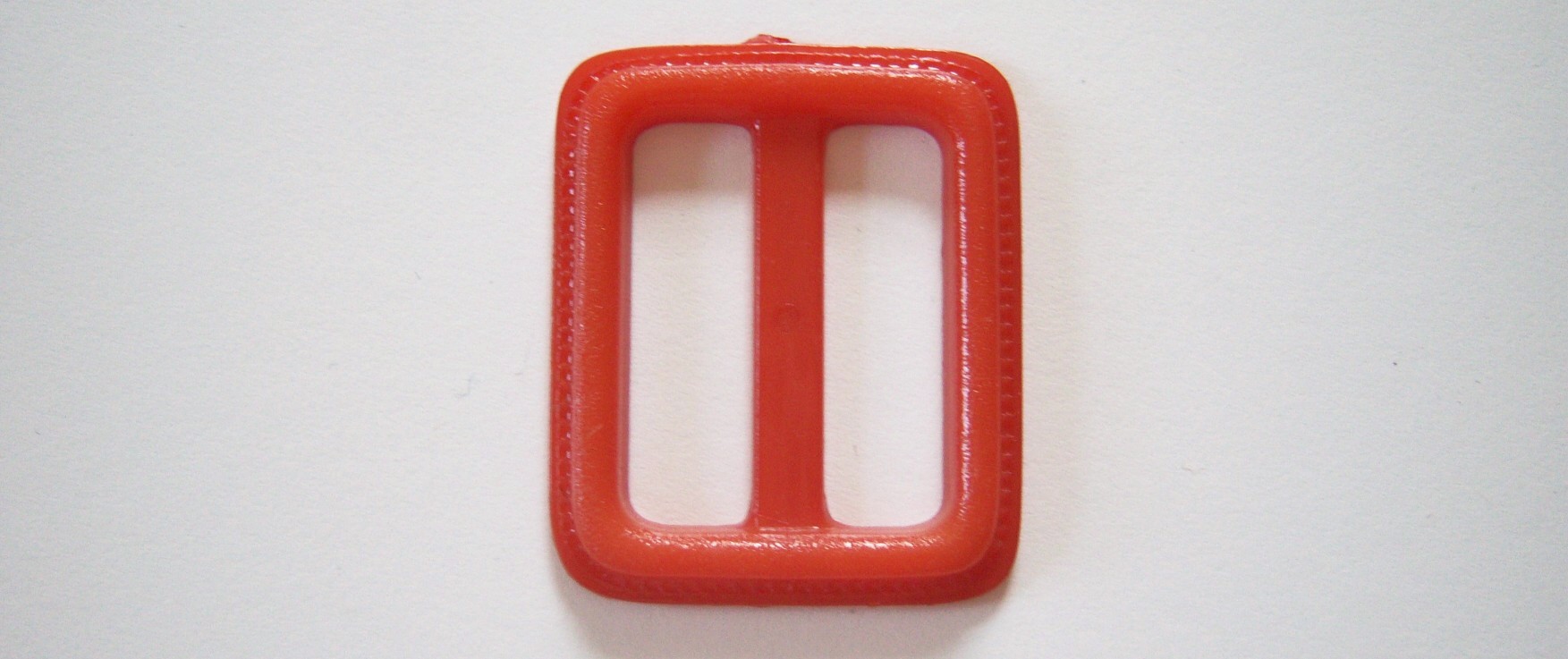 Orange 1 1/4" Bar Plastic 1 5/8"x1 7/8" Buckle