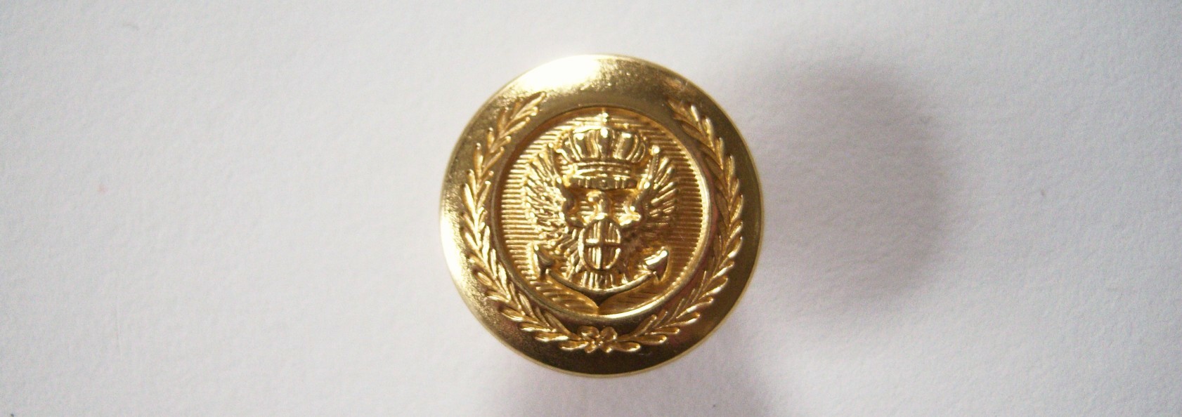Gold Crest Metal 7/8" Shank Button