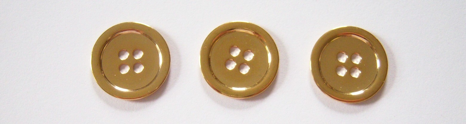 Gold Metal 13/16" Per 3 Buttons