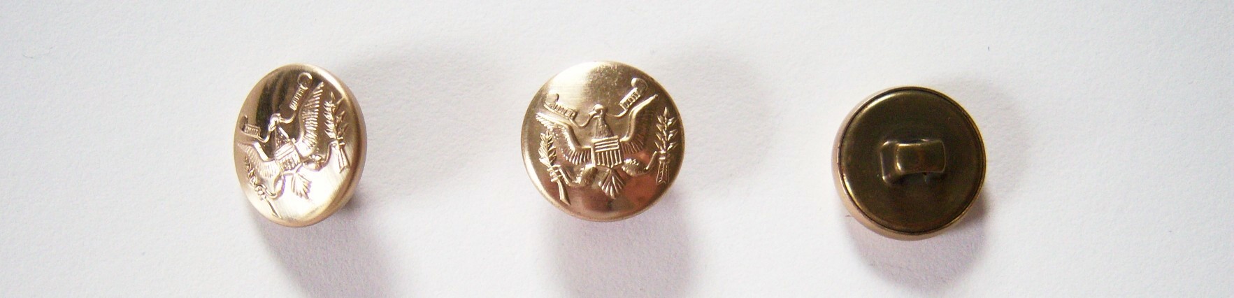 Shiny Gold Metal Eagle 5/8" Shank Button