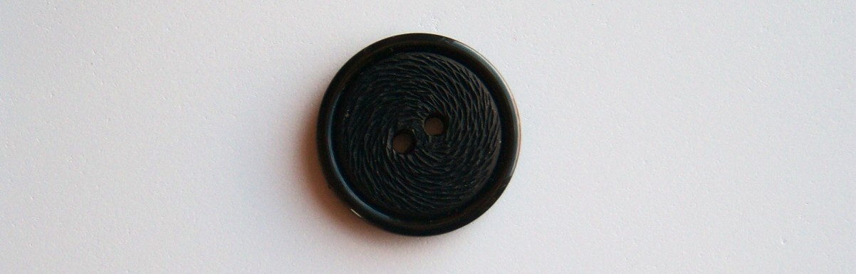 Black Textured 1" Poly Button