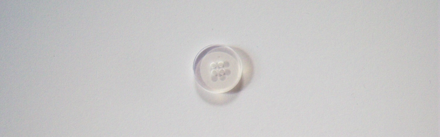 Clear 3/4" Plastic Button