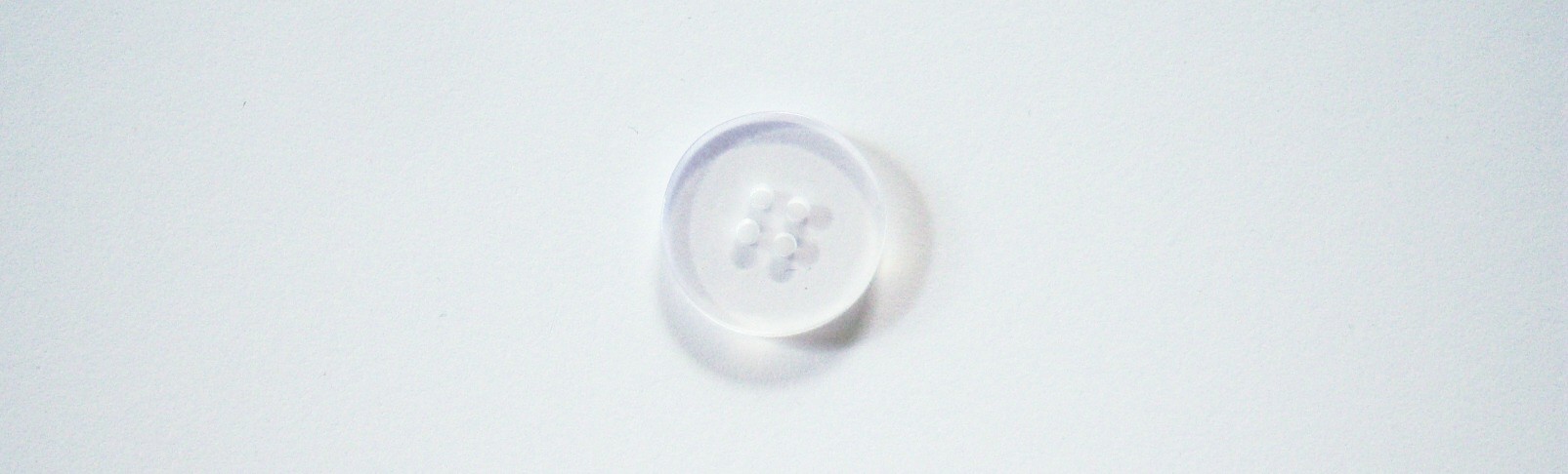 Clear 7/8" 4 Hole Button