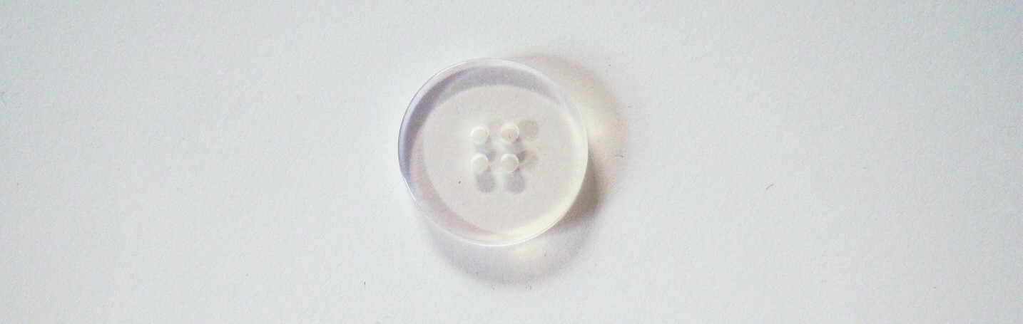 Clear Yellow 1 1/8" 4 Hole Button