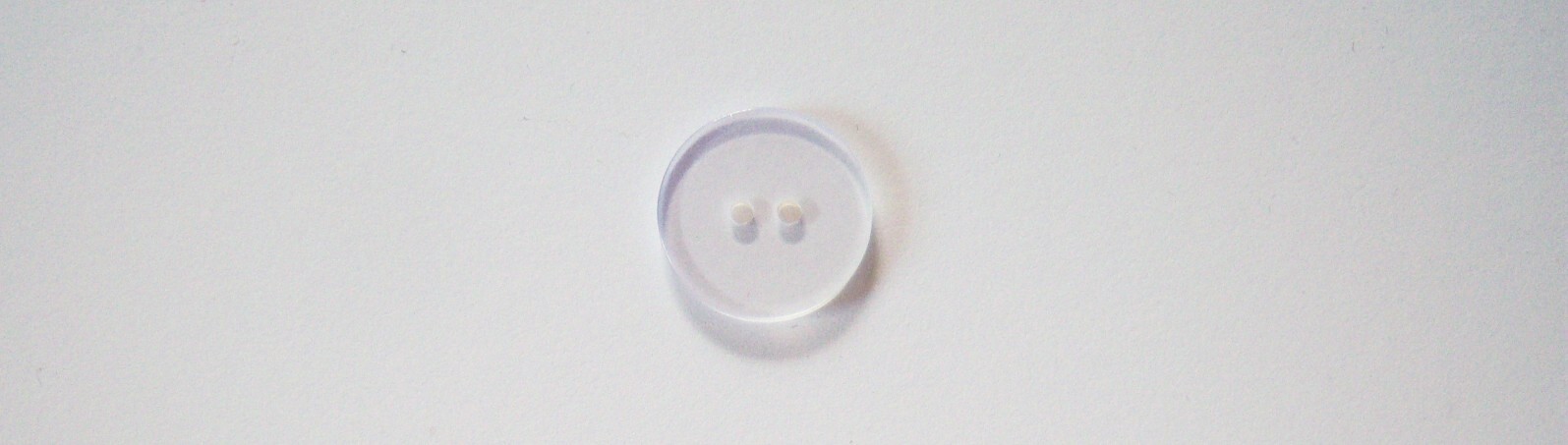 Clear 15/16" 2 Hole Button