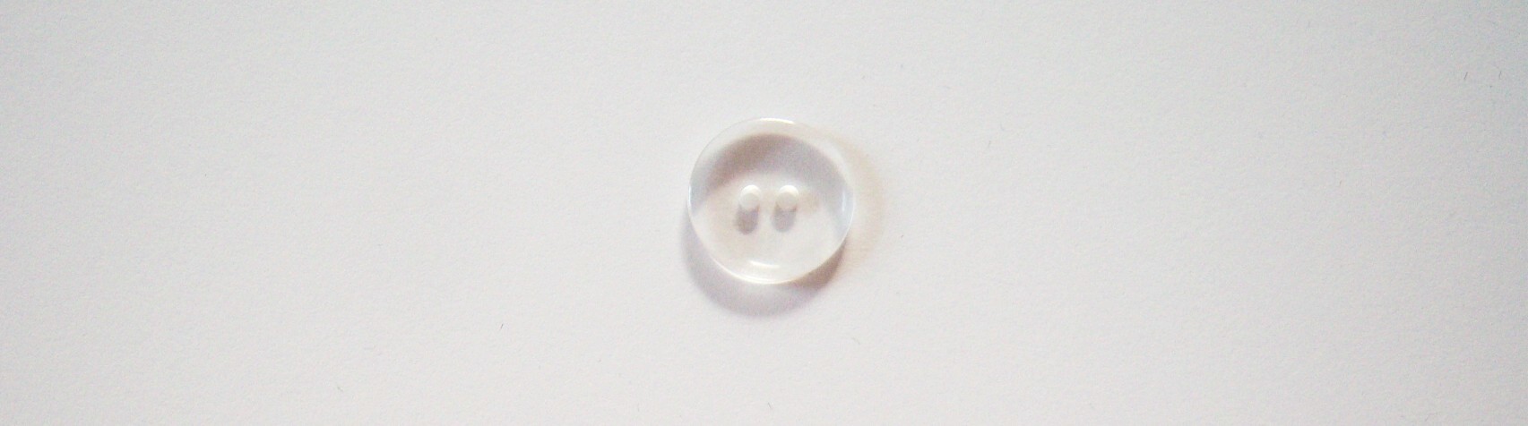 Clear Saucer 3/4" 2 Hole Button