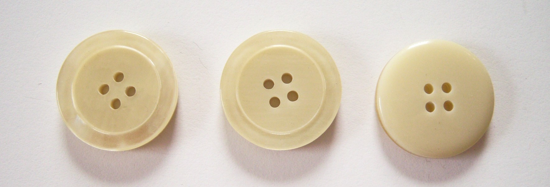 Ecru Pearlized 1" 4 Hole Button
