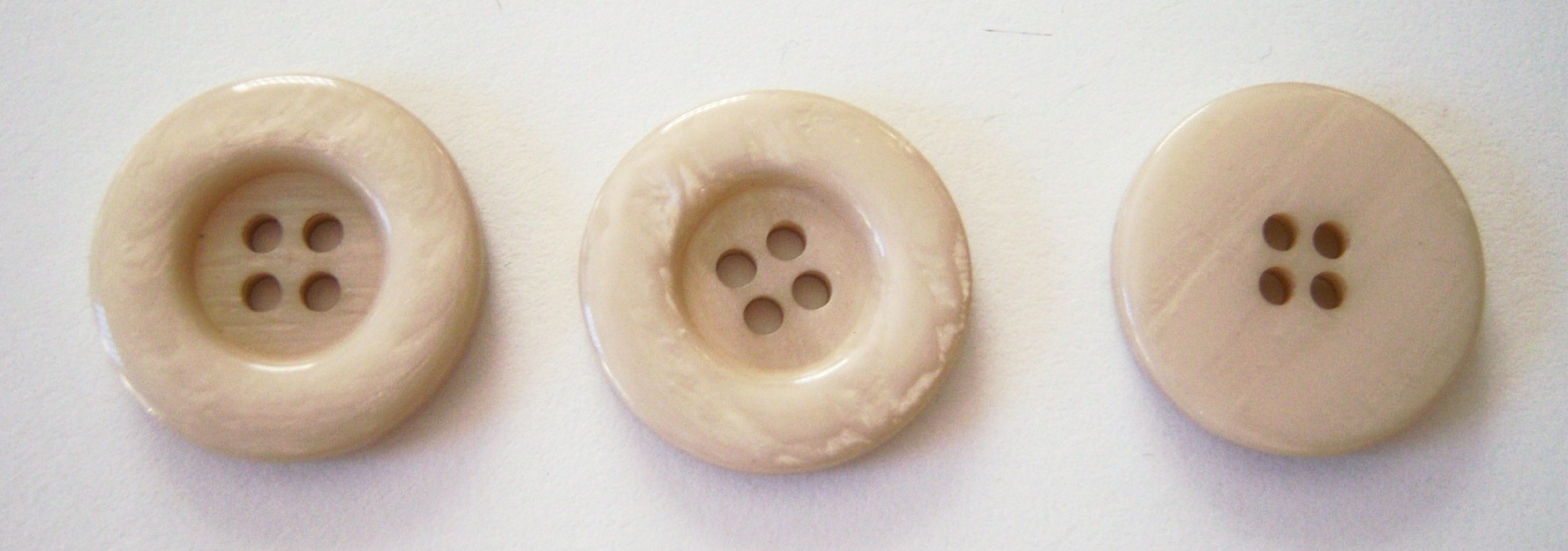 Beige Pearlized 7/8" 4 Hole Button
