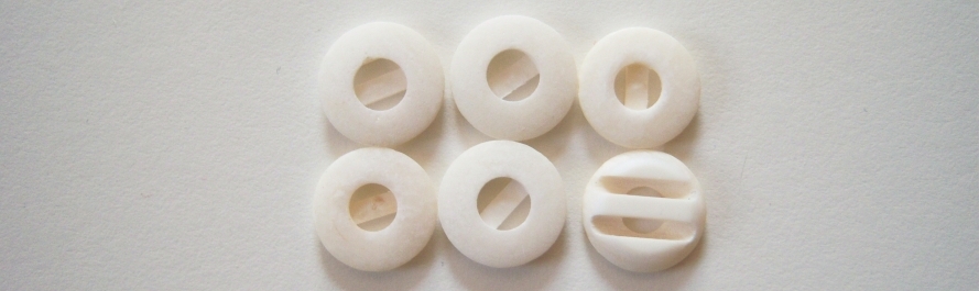 Winter White 1/2" Poly 2 Hole Button