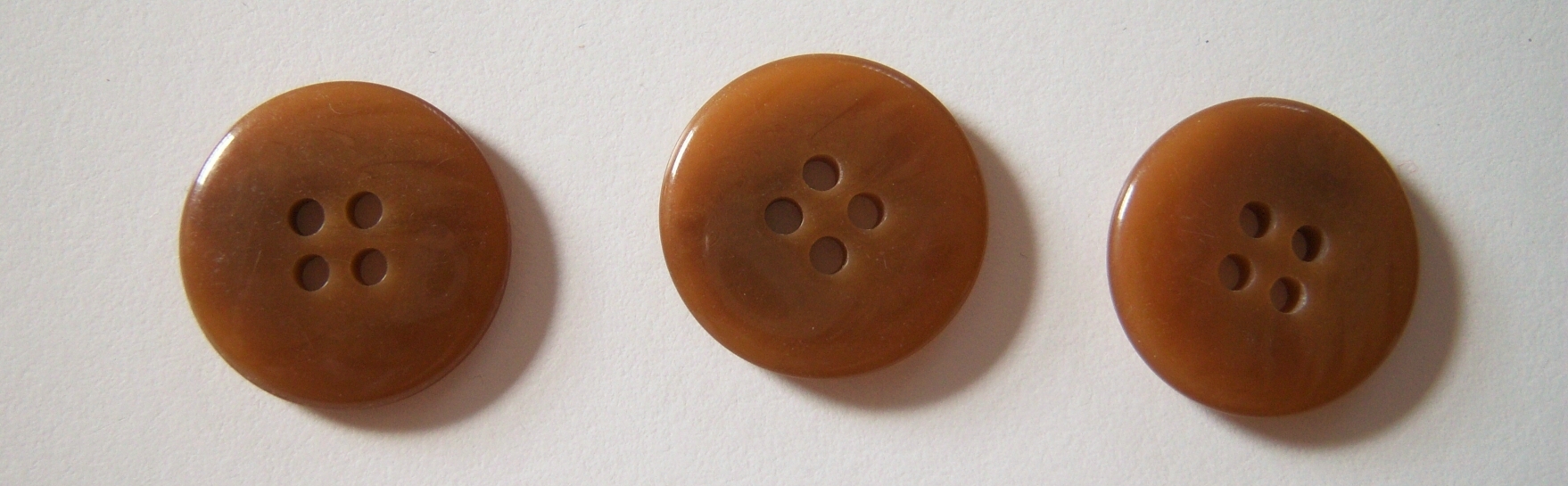 Dk Caramel 3/4" 4 Hole Button