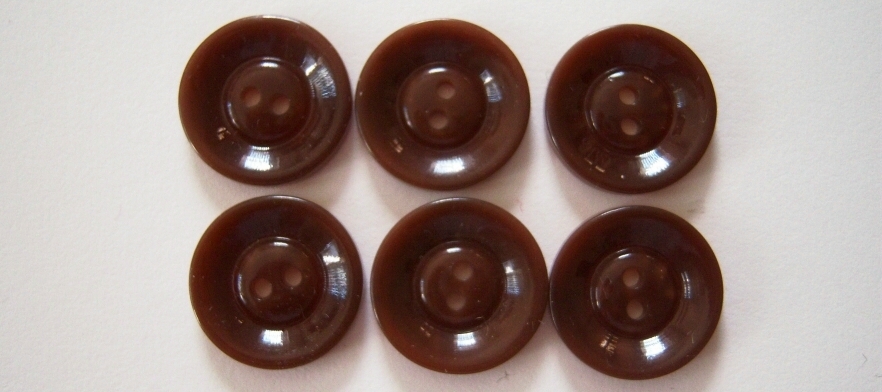 Brown 3/4" Button