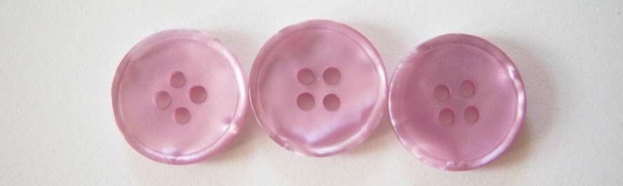 Little Princess Pearlized 3/4" Poly 4 Hole Button