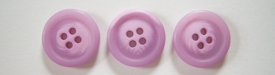 Very Light Purple Marbled 3/4" Poly 4 Hole Button