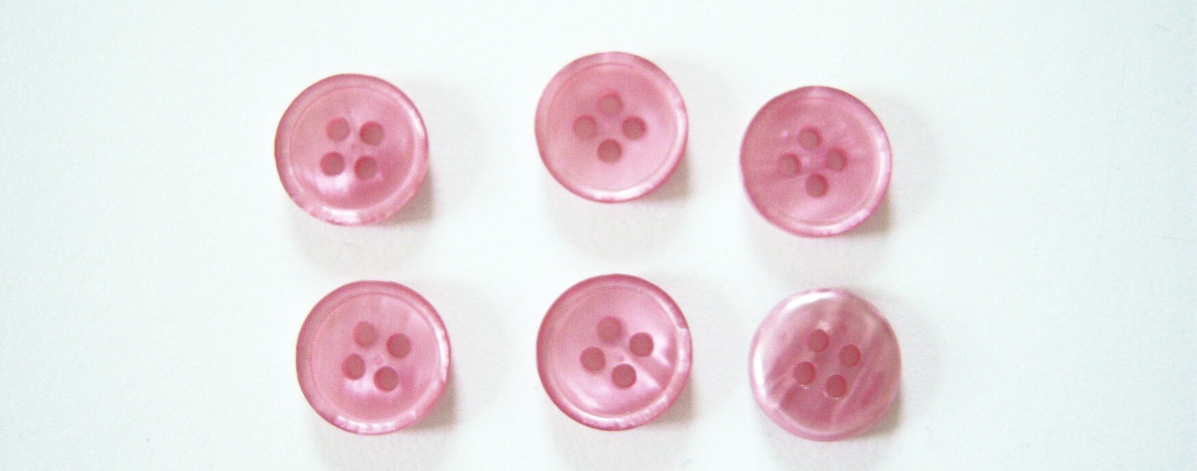 Pink Lilac Pearlized 7/16" 4 Hole Button