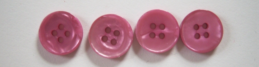 Rose Lilac Pearlized 9/16" 4 Hole Button