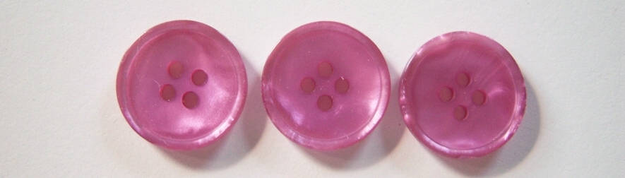 Pearly Purple Pearlized 3/4" 4 Hole Poly Button